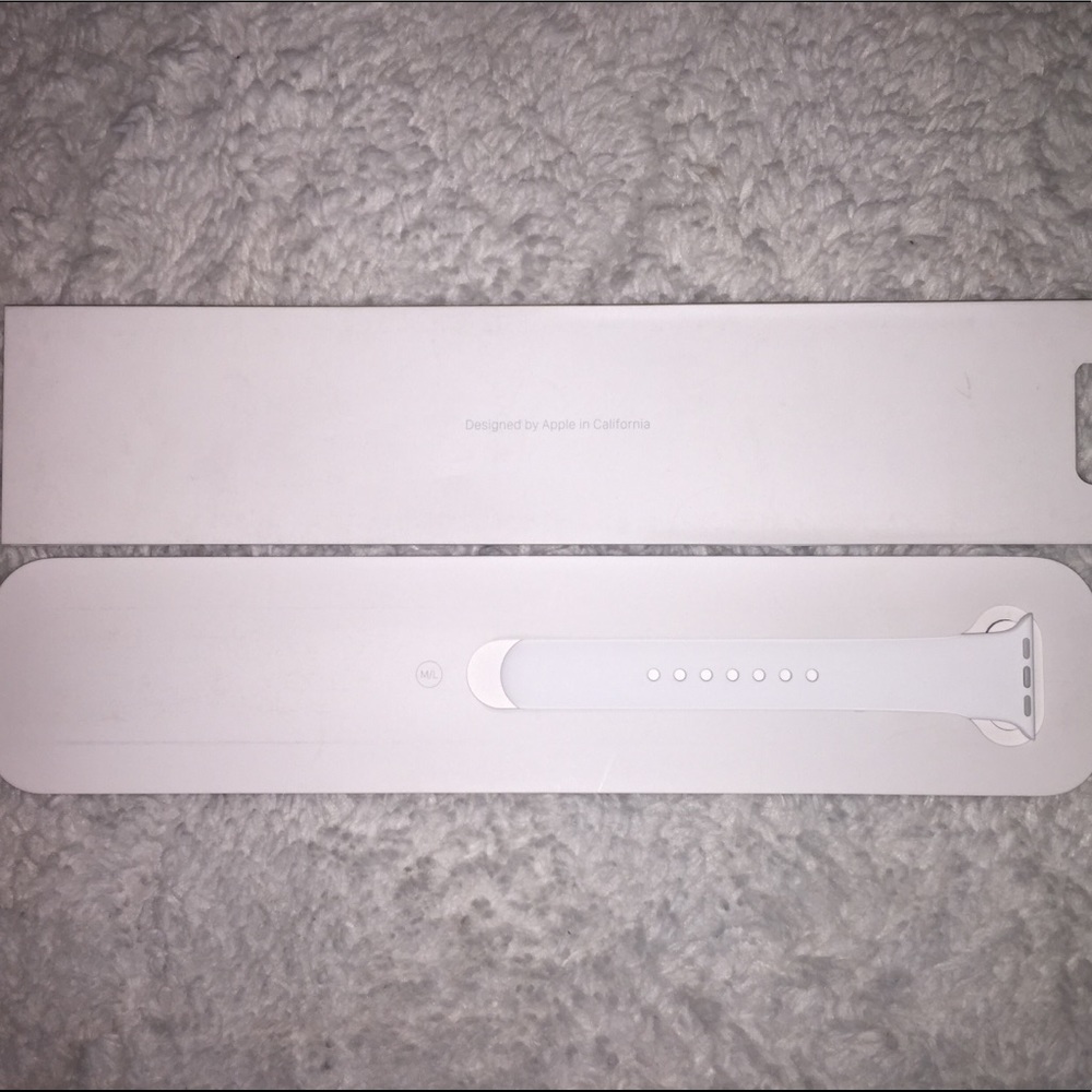 White Apple Watch Band